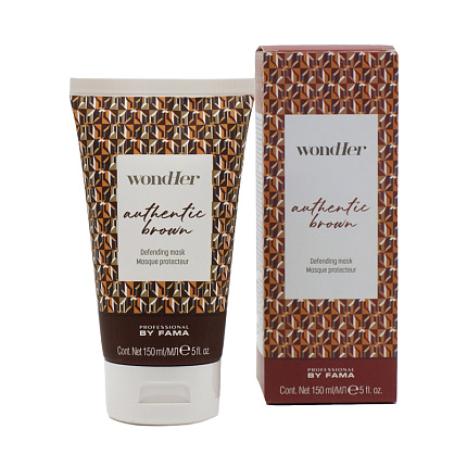 PROFESSIONAL BY FAMA WondHer ANTHENTIC BROWN Маска для волос 150 мл