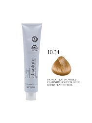 PROFESSIONAL BY FAMA ABSOLUTE перманентная краска 10.34 золотистый медный платиновый блондин (медовый)
