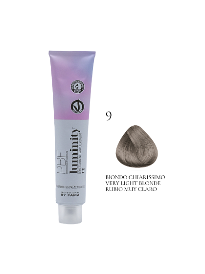 PROFESSIONAL BY FAMA LUMINITY Полуперманентная краска 9 очень светлый блондин