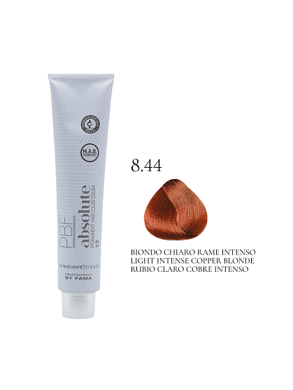 PROFESSIONAL BY FAMA ABSOLUTE перманентная краска 8.44 интенсивный медный светлый блондин