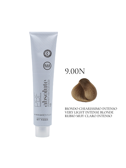 PROFESSIONAL BY FAMA ABSOLUTE перманентная краска 9.00N очень светлый блондин интенсивный