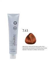 PROFESSIONAL BY FAMA ABSOLUTE перманентная краска 7.43 медный золотистый блондин