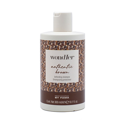 PROFESSIONAL BY FAMA WondHer ANTHENTIC BROWN Шампунь для каштановых волос 300 мл.