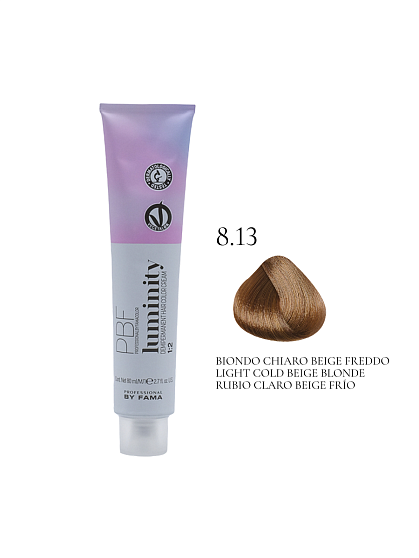 PROFESSIONAL BY FAMA LUMINITY Полуперманентная краска 8.13 холодный бежевый светлый блондин