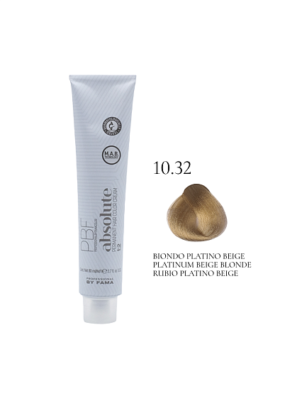 PROFESSIONAL BY FAMA ABSOLUTE перманентная краска 10.32 бежевый платиновый блондин
