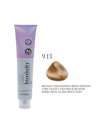 PROFESSIONAL BY FAMA LUMINITY Полуперманентная краска 9.13 холодный бежевый очень светлый блондин