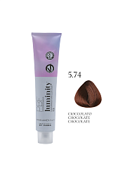 PROFESSIONAL BY FAMA LUMINITY Полуперманентная краска 5.74 коричнево-медный светлый каштан (шоколадный)