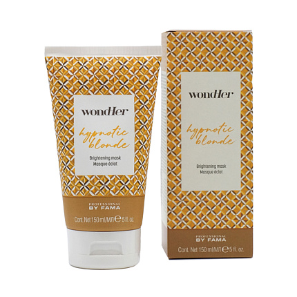 PROFESSIONAL BY FAMA WondHer HYPNOTIC BLONDE Маска для блестящего блонда 150 мл