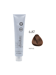PROFESSIONAL BY FAMA ABSOLUTE перманентная краска 6.87 жемчужный коричневый темный блондин (венге)